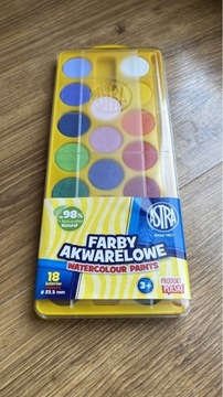 Farby akwarelowe ASTRA 18 kolorów