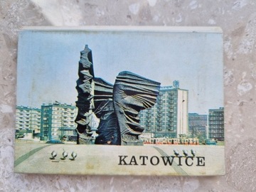 KATOWICE – składanka 9 pocztówek z 1971