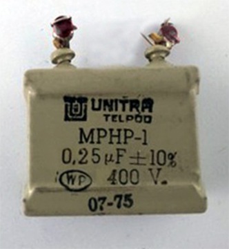 KONDENSATOR MPHP-1 0,5uF 400V UNITRA TELPO