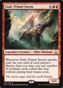 Etali, Primal Storm rivals of ixalan - first print