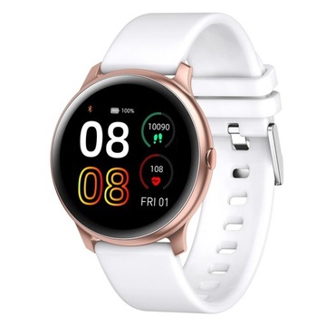 Zegarek G.ROSSI SMARTWATCH - Biały - złotoróżowy