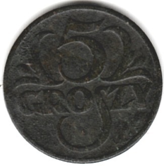 Polska 5 groszy, 1928 r