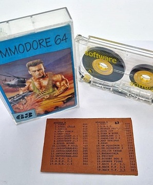 Commodore C-64 - kaseta z grami