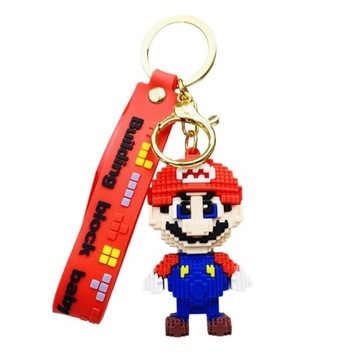 brelok Mario Bros do kluczy torby blocks klocki