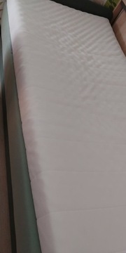 Materac piankowy, średnio twardy/biały, 80x200 cm