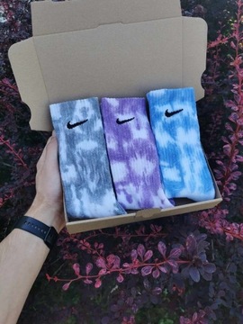 skarpety nike 3 pary tie dye