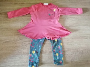 Zestaw bluzka + legginsy Coccodrillo rozmiar 74