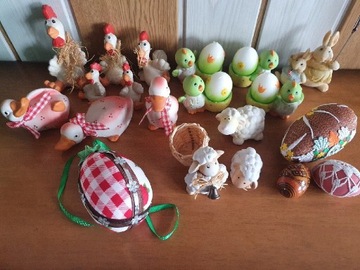 ozdoby dekoracje figurki stroiki Wielkanoc