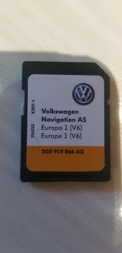 Karta sd nawigacja vw v6  v8 europa