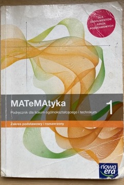 MATeMAtyka 1 Podręcznik. Zakres podst + rozsz