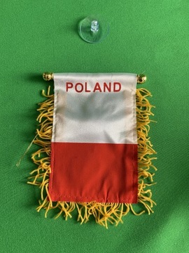 Flaga Polski proporczyk Polska zawieszka na szybe