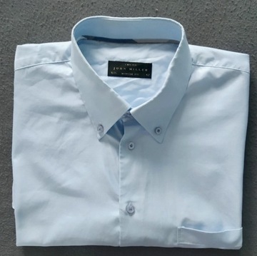Koszula męska błękitna (XL) John Miller