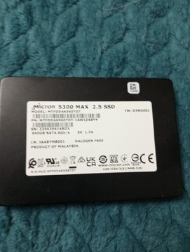 Dysk SSD micro 5300 max 2.5 960gb Sata 6 GB/s