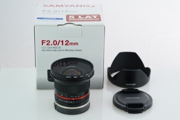 Obiektyw Samyang 12 mm f/2.0 NCS (Sony E)