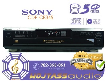 Zmieniarka na 5 płyt CD Sony CDP-CE345