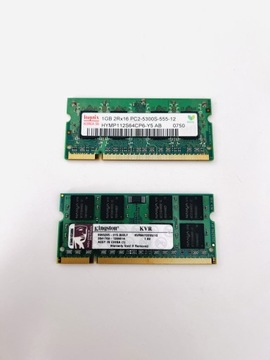 Pamięć RAM 2GB 2x1GB DDR2 SO-DIMM 667MHz PC2-5300