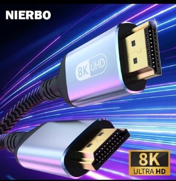 Kabel HDMI 2.1 8K 60Hz 4K 120Hz 48Gbps TV  PS4 PS5