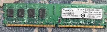 Pamięć RAM Crucial DDR2 2 GB 800 MHZ CT25664AA800