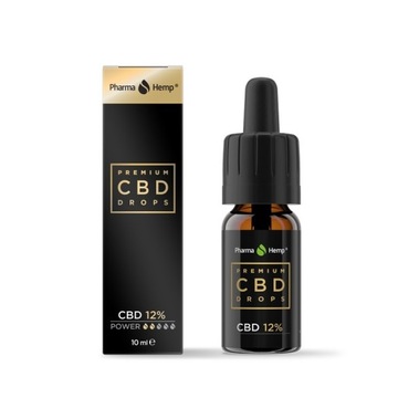 Olej CBD PREMIUM 12% - Certyfikat GMP (ISO)