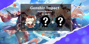 Genshin Impact Konto EU AR10 Klee + 2x Losowa 5*