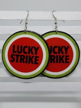 Lucky Strike decoupage 5cm grafika vintage logo