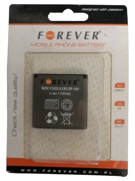 Bateria Forever do telefonu Nokia 9300 / 6280 1150