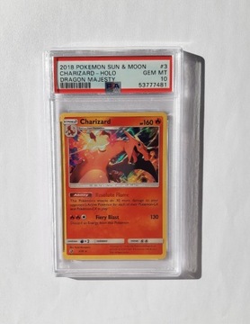 Pokemon Charizard Dragon Majesty Holo Rare PSA 10