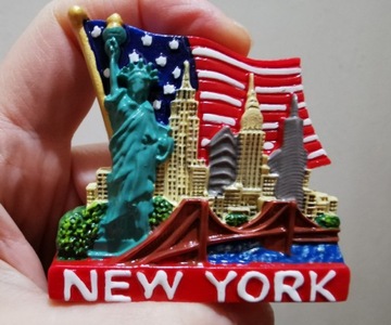 Magnes na lodówkę USA Nowy Jork Statua wolności