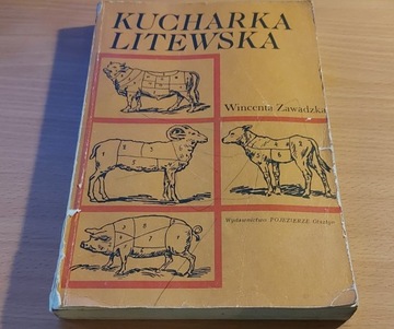 Ksiażka Kucharska Kucharka Litewska 1987 rok