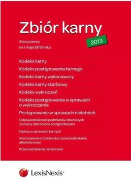 Zbiór karny - stan prawny na 1 maja 2013