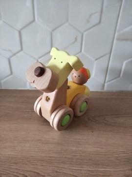 Drewniany Zestaw Konstrukcyjny Puppycar