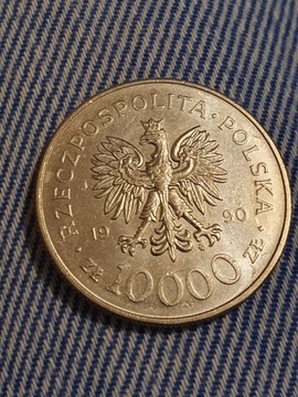 Moneta 10000 zł Solidarnośc