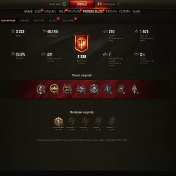 Konto World of Tanks