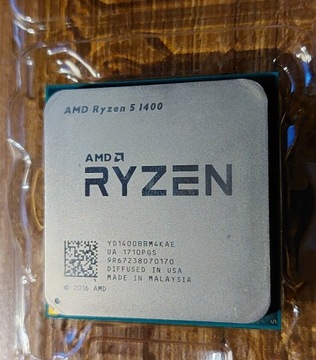 Procesor Ryzen 5 1400 w pełni sprawny + cooler