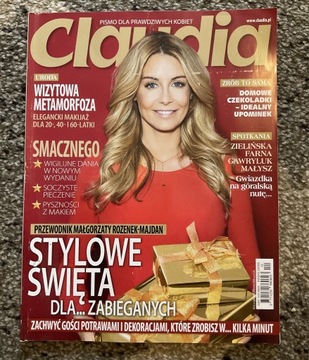 Claudia magazyn czasopismo miesięcznik 12/2016