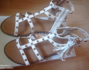 Nowe sandały damskie białe r. 36