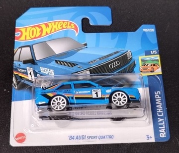 Hot wheels 84 audi quattro sport nowy 