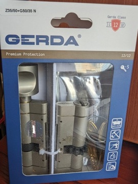 Wkładka zamka GERDA PRO SYSTEM X Z35/50 +G50/35 N 