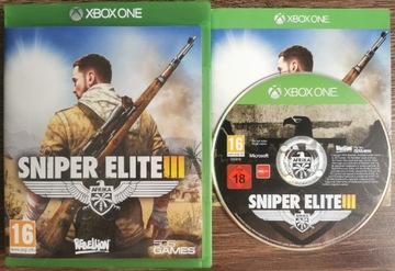 Sniper Elite III na Xbox One/series X. Komplet. 
