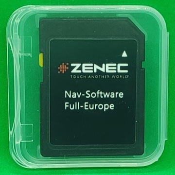 Mapa Europy karta SD/USB dla urządzeń ZENEC