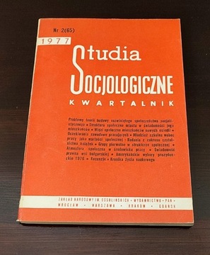 Studia socjologiczne kwartalnik 2 (65) 1977