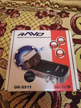 RAVO GK-SS11 dekoder tuner DVB-T MUX8 4 programy