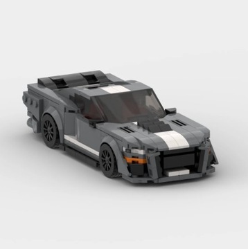 Model samochodu Mustang z klocków lego 