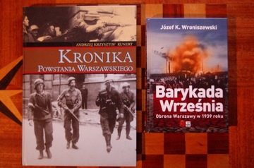 Zestaw książek o Warszawie -II wojna > wysyłka 0zł