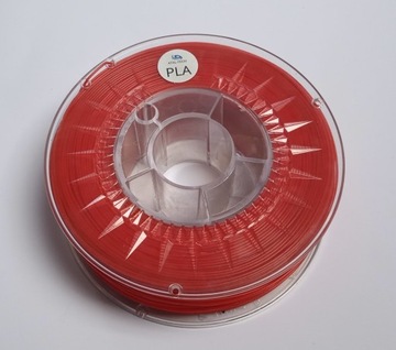 Filament  czerwony 1,75mm PLA 1000g