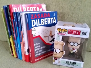 8x DILBERT + figurka POP!