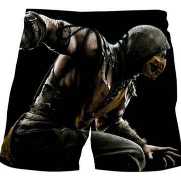 Shorty XL spodenki treningowe mortal kombat walki