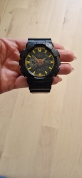 Zegarek Casio Czarno żółty 