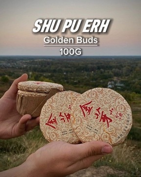 SHU PU ERH | Golden Buds| 100G | Czarna herbata