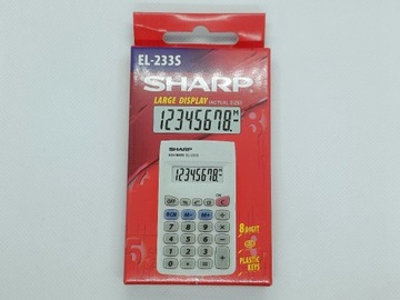 Kalkulator Sharp El-233S - NOWY